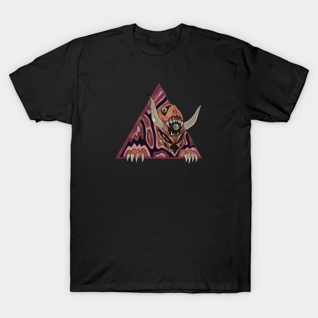 Triangular Portal T-Shirt by Kaijester